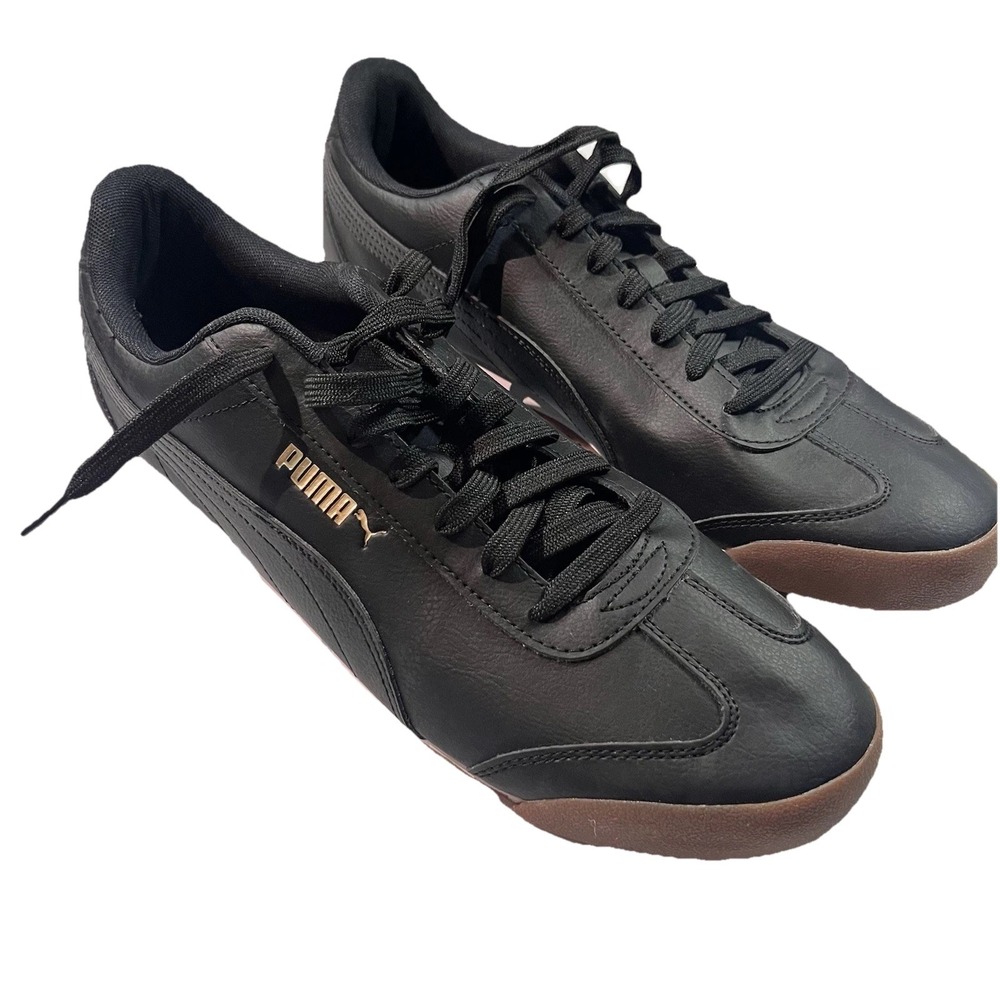NWOB Puma Mens Turino FSL 372861-08 Black Casual Shoes Sneakers Unisex US 12
